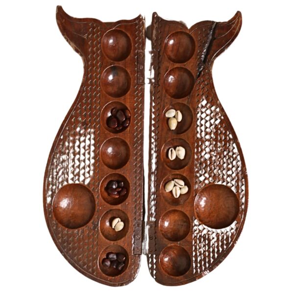 Traditional Alu Guni Mane Game-Fish shaped
